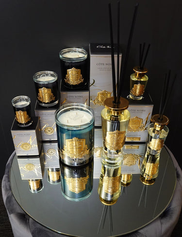 Soy Blend Candle - 2.5kg - Navy & Gold - Pink Champagne - LCG018 (Carton of 1)
